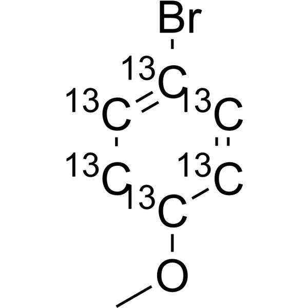 4-Bromoanisole-13C6 1538556-42-1